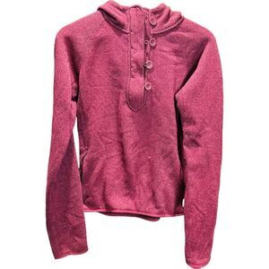 THE NORTH FACE Burgandy Pullover Sweatshirt Sweater Hoodie Size Medium